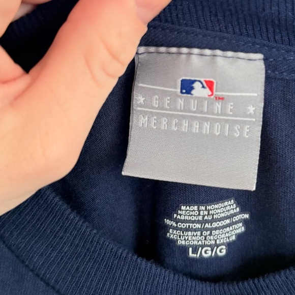 Genuine Merchandise MN Twins Retired Justin Morneau #33 Short Sleeve T-Shirt - Picture 2 of 4